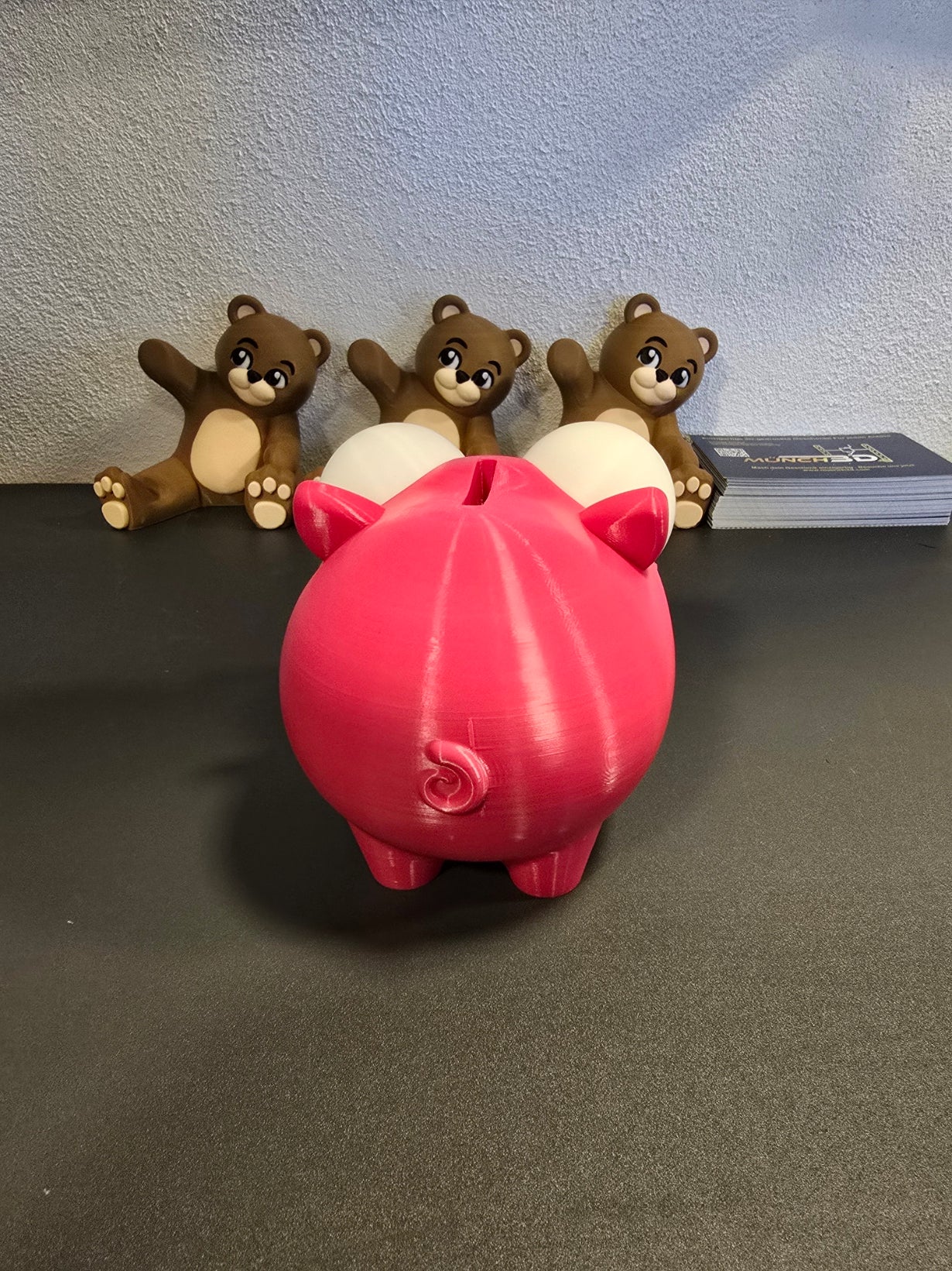 Lustiges Sparschwein mit Riesenaugen – witzige Deko & Geschenkidee für Kinder & Erwachsene