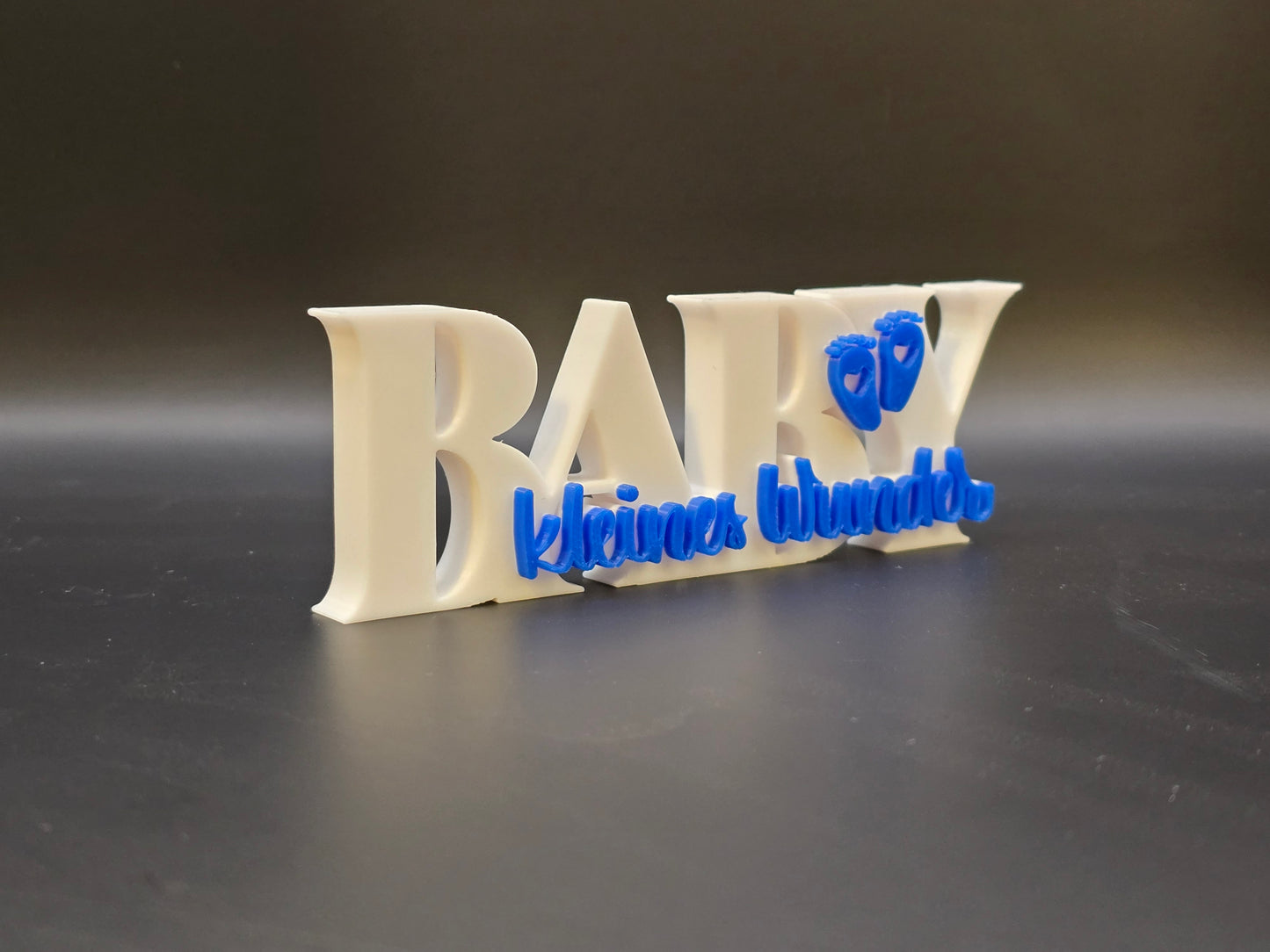 Personalisierbares Baby Kleines Wunder Schild zur Geburt & Taufe – liebevolle Babyzimmer-Deko & Geschenkidee