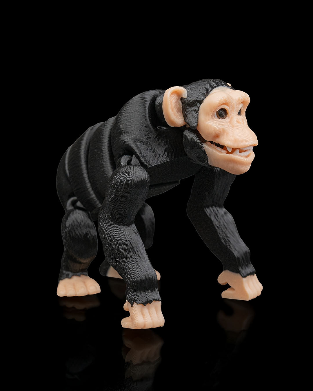 🐵 Beweglicher Schimpanse – Faszinierende Affenfigur für Sammler & Tierliebhaber! 🦴