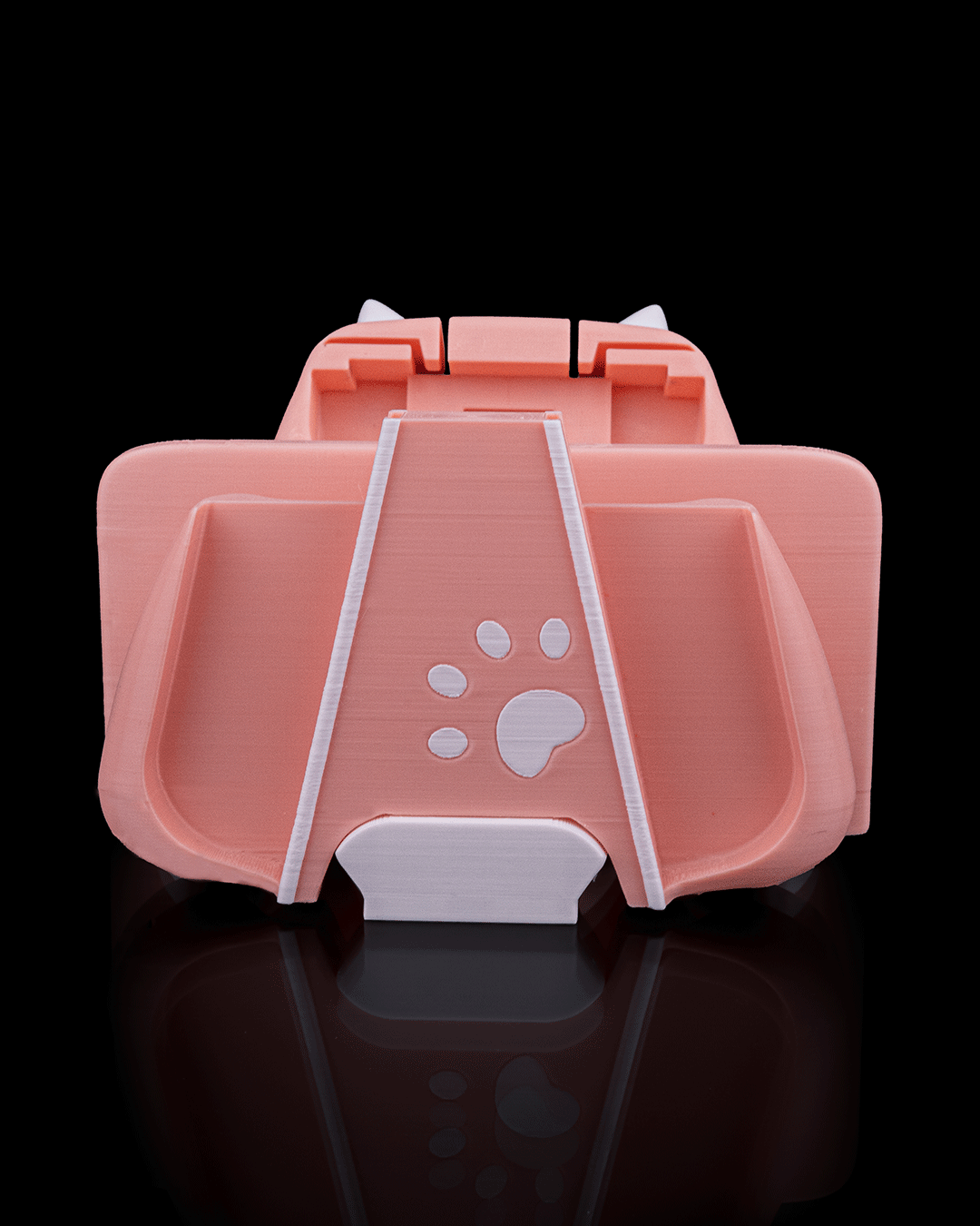 Kitty Loaf Dock-Cover für Nintendo Switch – Niedliche Cat-Loaf-Halterung & Organizer für Gamerinnen – Pink & Weiß