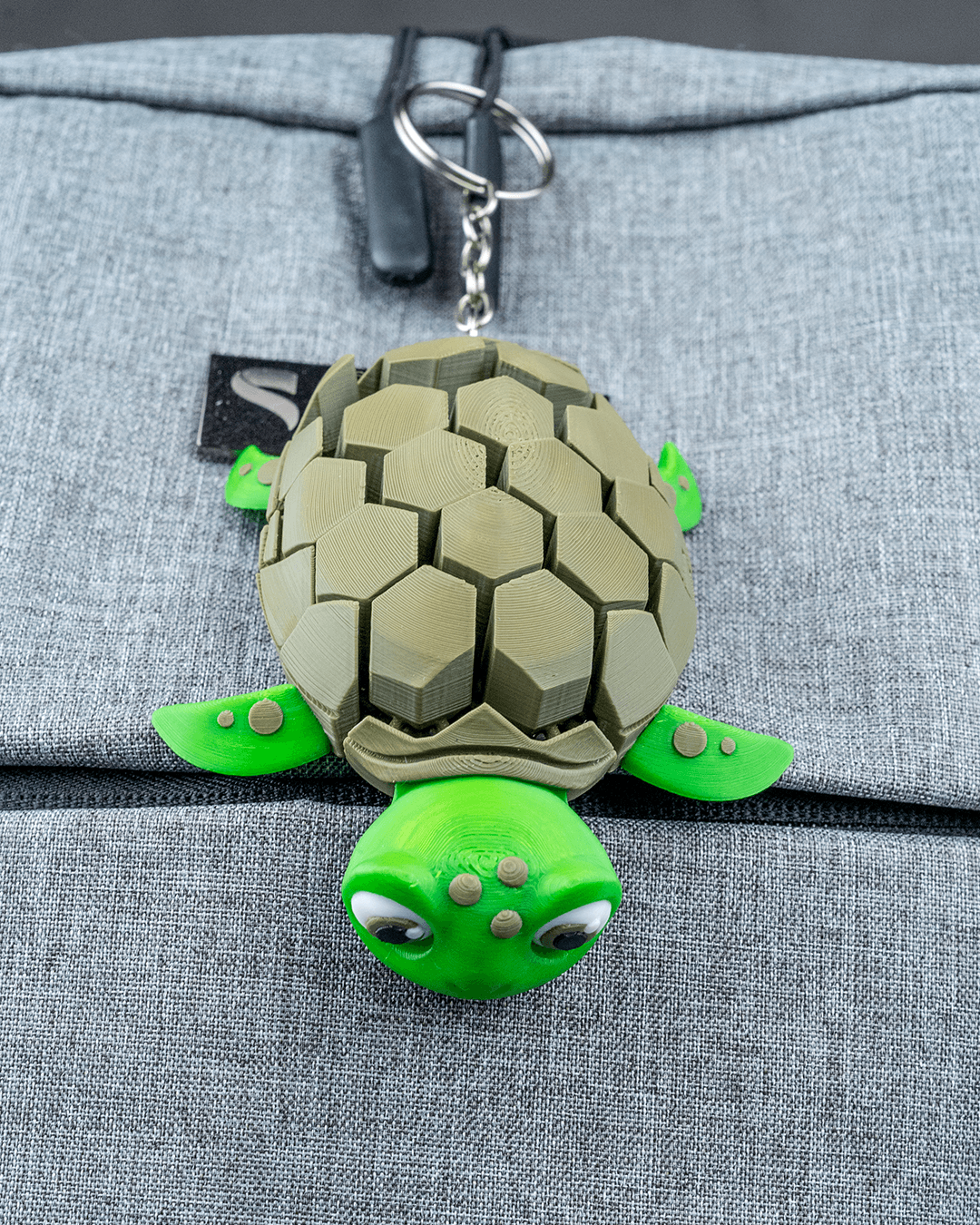 Süßer Schildkröten Schlüsselanhänger – beweglich & personalisierbar – Geschenkidee für Tierfreunde & Reptilienfans
