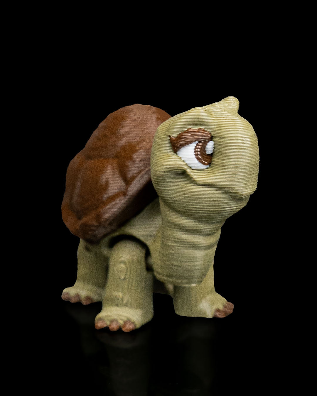 Niedliches Schildkrötenpaar mit beweglichen Beinen – Detailreiche Tierfigur als Geschenk oder Dekoidee