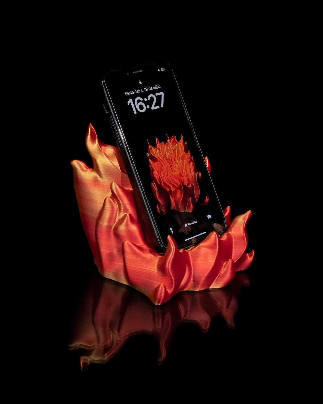 Handyhalter Feuer - Münch3D