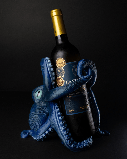 Geschenkideen für Weinliebhaber-Oktopus-Weinflaschenhalter - Münch3D