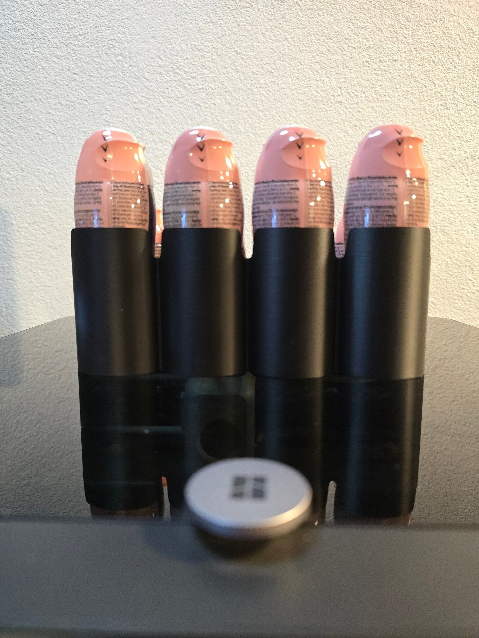 Treppen-Organizer für 8 Flaschen – passend für More Nutrition Zerup - physisches 3D-Modell, Ansicht 7