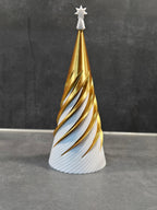Stilvolle Weihnachtsbaum-Deko mit goldenen Akzenten – Zeitlos für Ihr Zuhause - physisches 3D-Modell, Ansicht 6