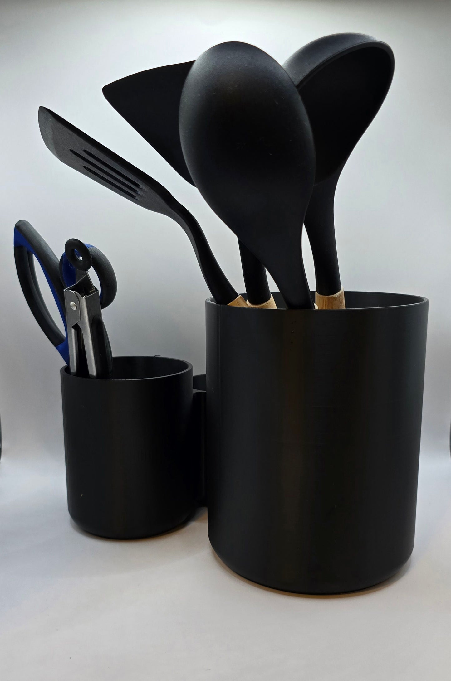 Moderner Küchenutensilienhalter mit 3 Fächern – Stylisches Organizer-Design für Ordnung in der Küche