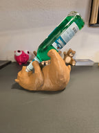 Lustiger Bären-Flaschenhalter physisches 3D-Modell, Ansicht 5