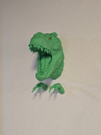 T-Rex Wandhalterung für Headset mit wählbarer Augenfarbe - physisches 3D-Modell, Ansicht 5