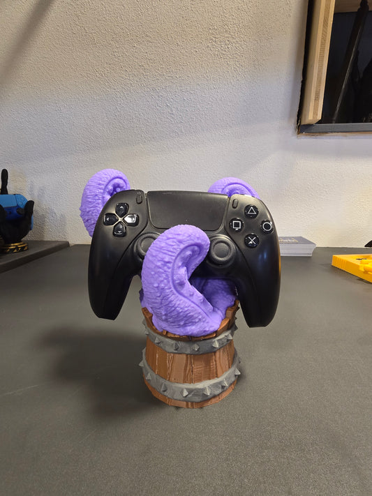 Octopus Controller Halter – Fantasy Gaming Dekor & Geschenk für Gamer | Universal Stand PS5, PS4, Xbox & Switch