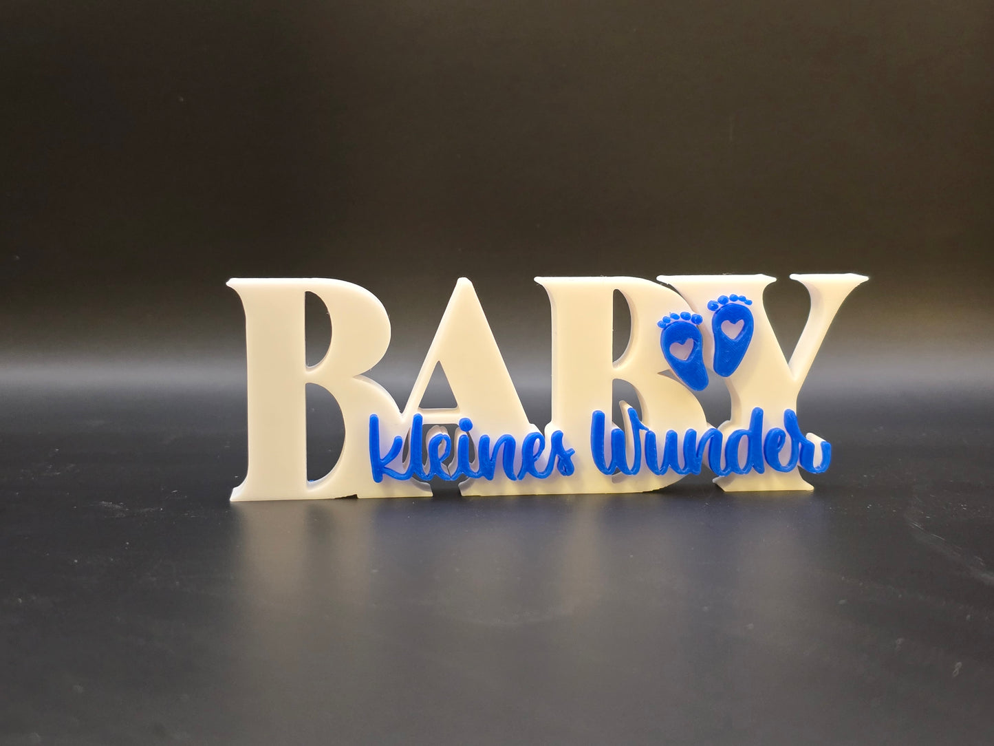 Personalisierbares Baby Kleines Wunder Schild zur Geburt & Taufe – liebevolle Babyzimmer-Deko & Geschenkidee