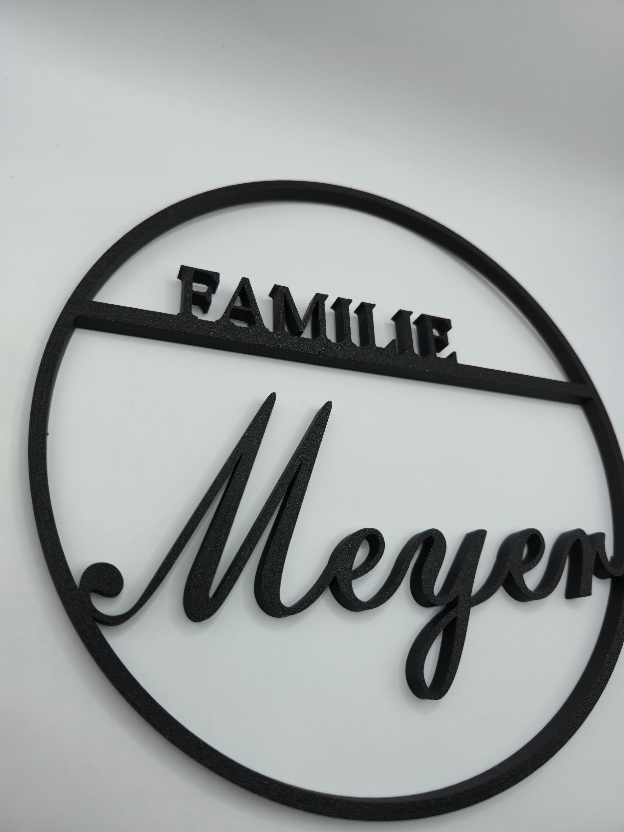 Personalisierbares Türschild Außenbereich Wetterfest