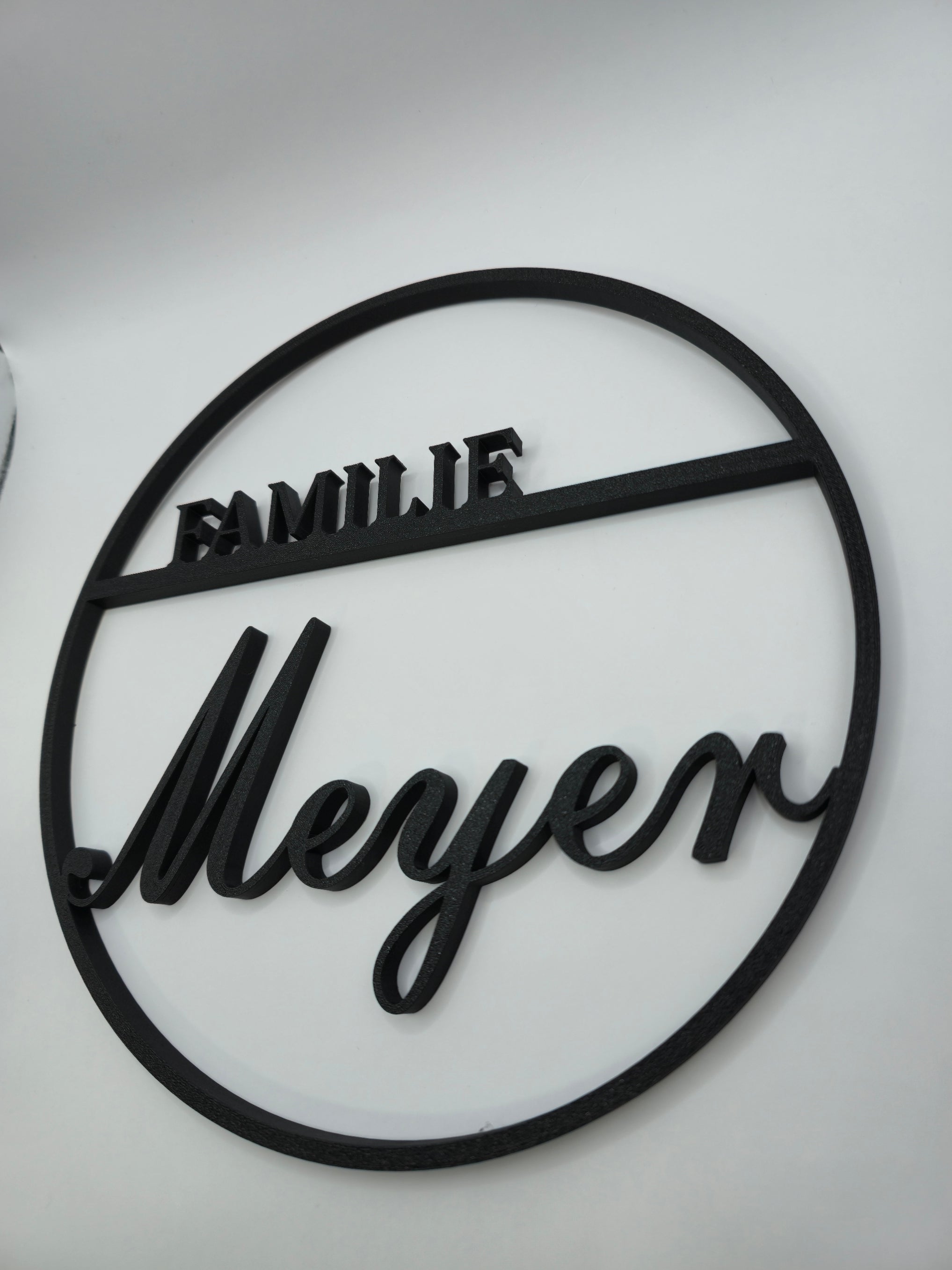 Personalisierbares Türschild Außenbereich Wetterfest