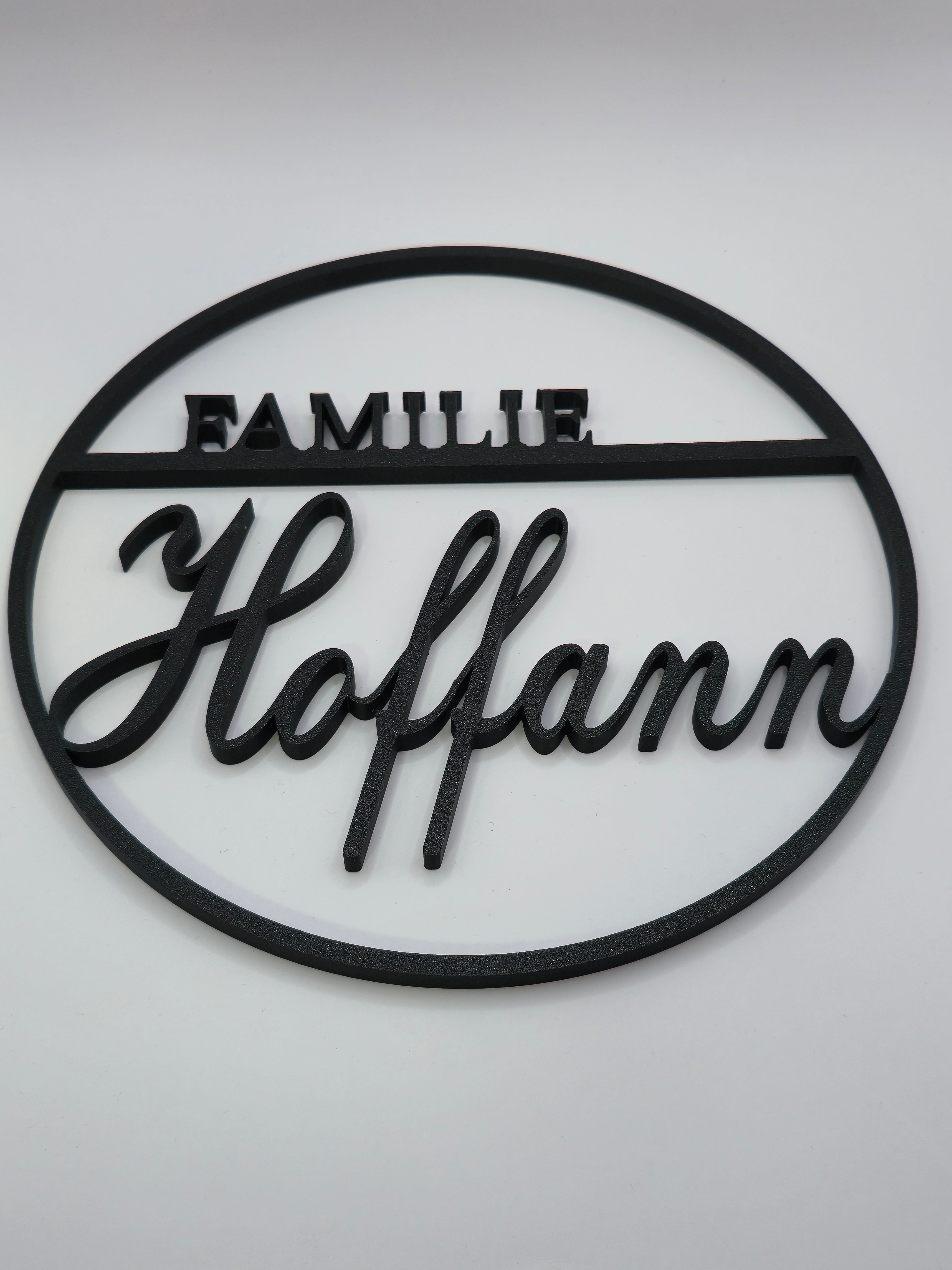 Personalisierbares Türschild Außenbereich Wetterfest