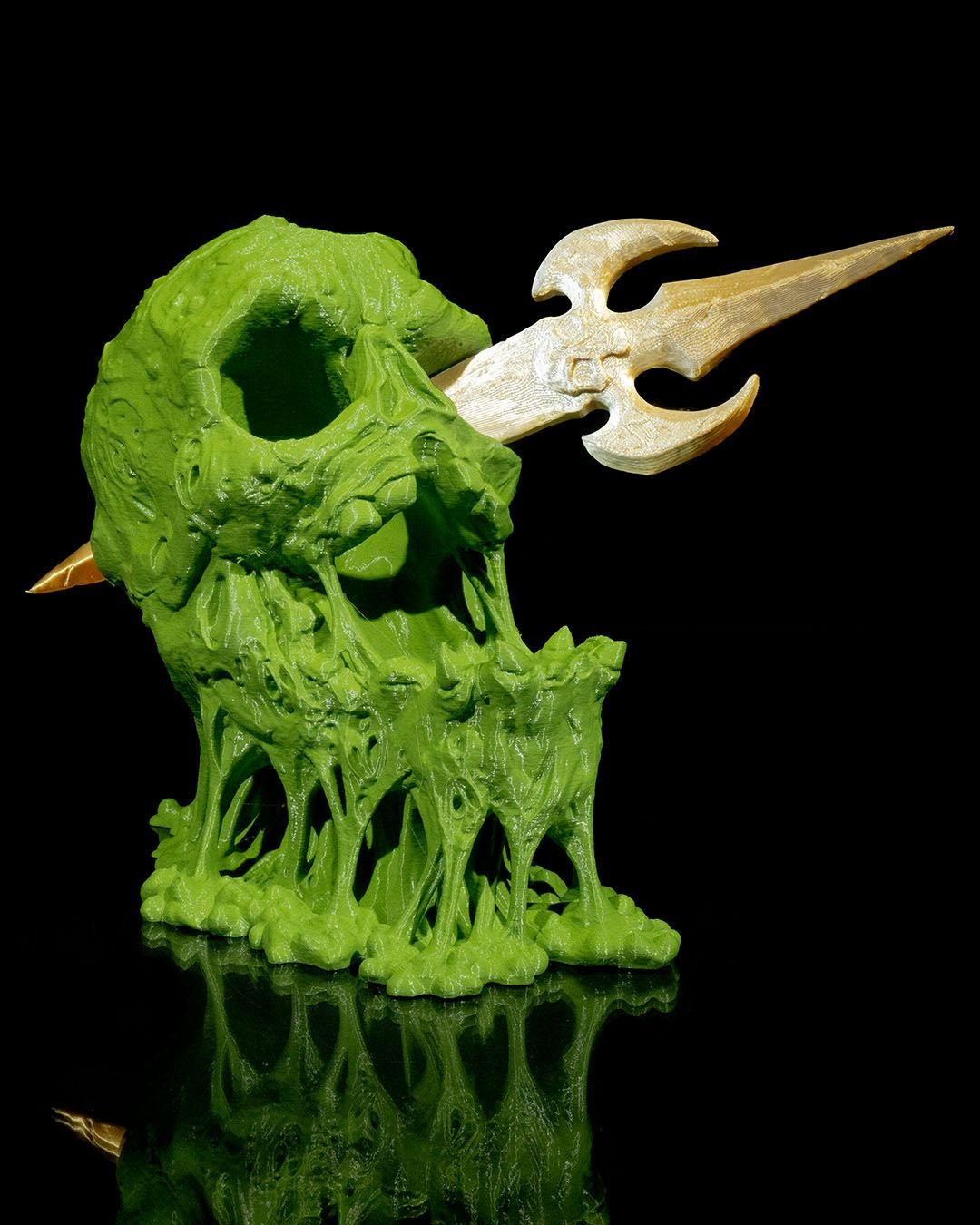 Totenkopf Würfelturm – Gruseliges Gaming-Zubehör für Rollenspiele und Tabletop - physisches 3D-Modell, Ansicht 1