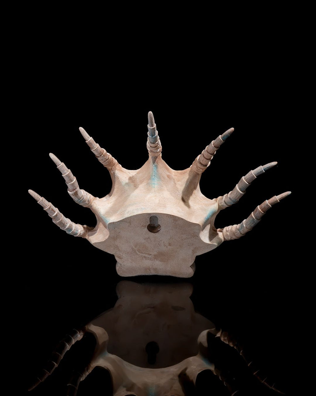 Stachel Drachenschädel Wanddeko Spiky Dragon (27 cm) - physisches 3D-Modell, Ansicht 10