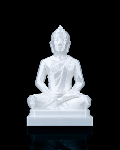 Buddha-Statue modern – Frontalansicht

