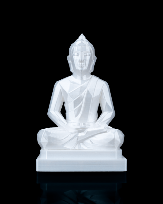 Buddha-Statue modern – Frontalansicht

