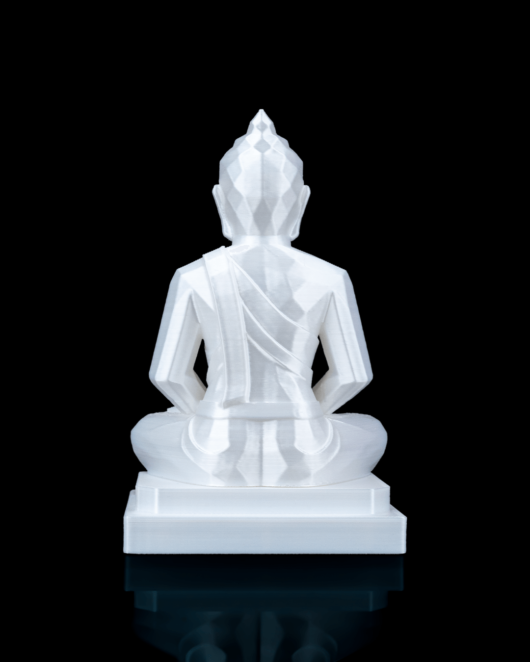 Buddha-Figur – Rückansicht

