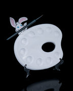 Künstler-Mischpalette Kreativ-Hase Malzubehör für Ostern (25cm) - physisches 3D-Modell, Ansicht 4