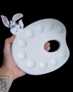 Künstler-Mischpalette Kreativ-Hase Malzubehör für Ostern (25cm) - physisches 3D-Modell, Ansicht 5