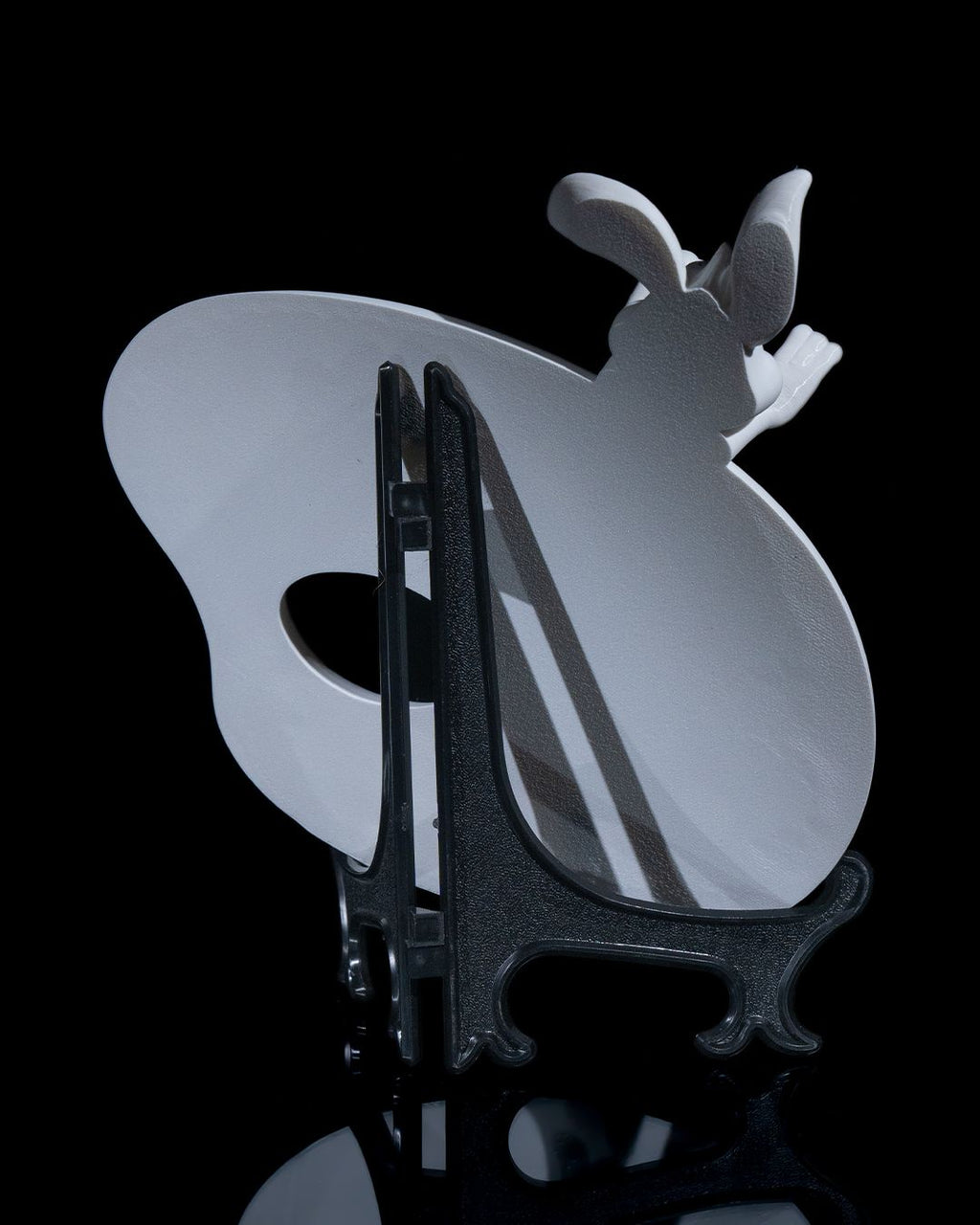 Künstler-Mischpalette Kreativ-Hase Malzubehör für Ostern (25cm) - physisches 3D-Modell, Ansicht 8