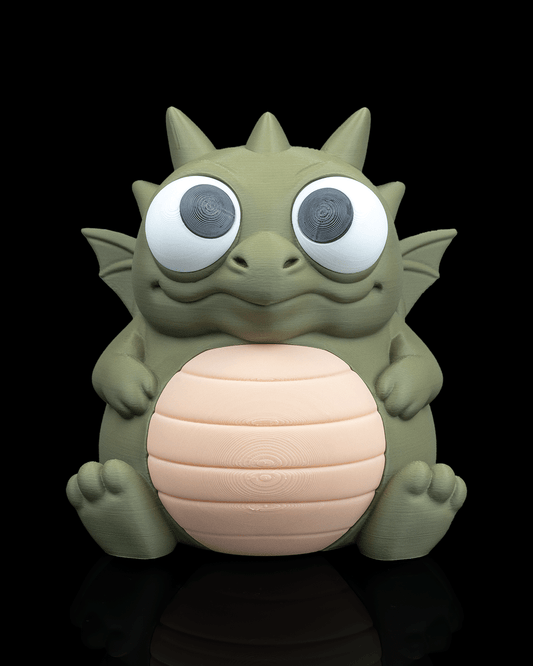Personalisiertes Drachen-Sparschwein "Cashling" | Deine Wunschfarbe | Märchenhaftes Geschenk für alle Drachen-Fans