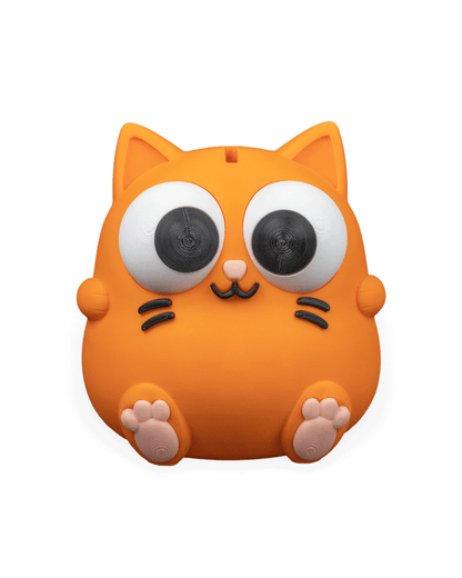 Personalisierte Katzen Spardose "Cat-Ching" | In deiner Wunschfarbe | Süßes Geschenk für Katzenfans & Sparfüchse