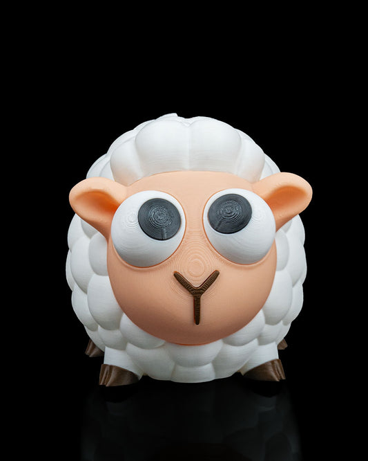 Count Me In Coin Bank | Die niedliche Schaf Spardose im Cartoon-Stil | Perfekt für Kinderzimmer & Schäfchen-Fans