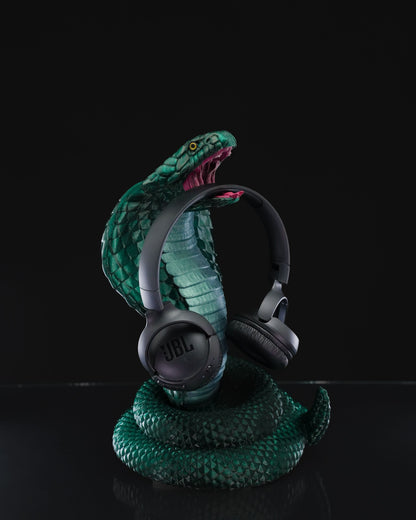 Kobra Headsethalter – 3D-gedruckte Headset-Halterung im Schlangen-Design | Perfekte Gaming- und Schreibtisch-Dekoration