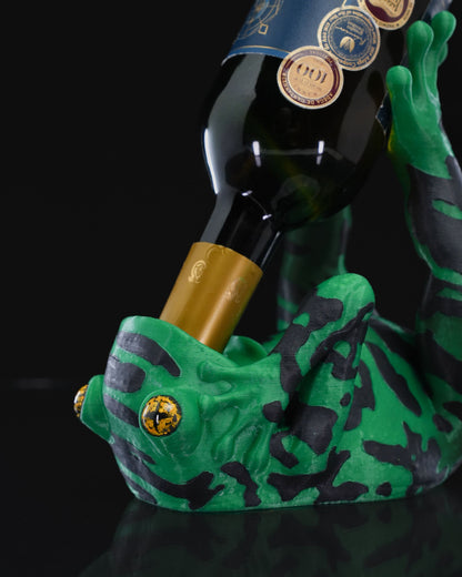 Geschenkideen für Weinliebhaber-Weinflaschenhalter Frosch - Münch3D