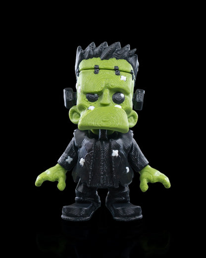 Frankenstein Schlüsselanhänger aus PLA, ca. 6 cm hoch, detailliertes klassisches Horror-Monster-Design, ideal für Schlüssel, Taschen und Halloween-Dekoration