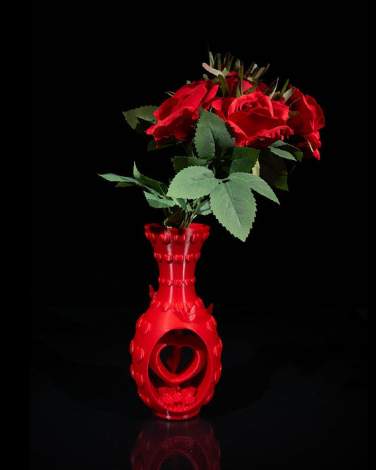 Herz/Blumen Vase - Münch3D