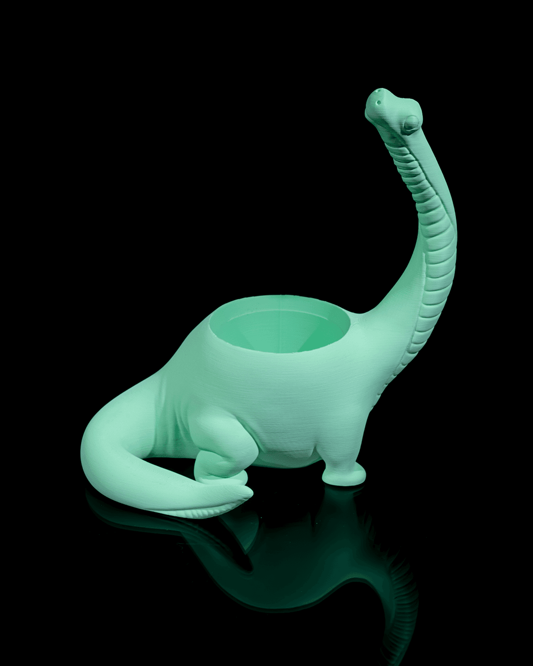 Dinosaurier Blumentopf "Brachiosaurus" (Wunschfarbe)