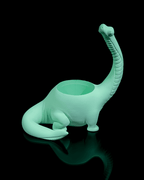 Dinosaurier Blumentopf Brachiosaurus – Deko in Wunschfarbe - physisches 3D-Modell, Ansicht 8