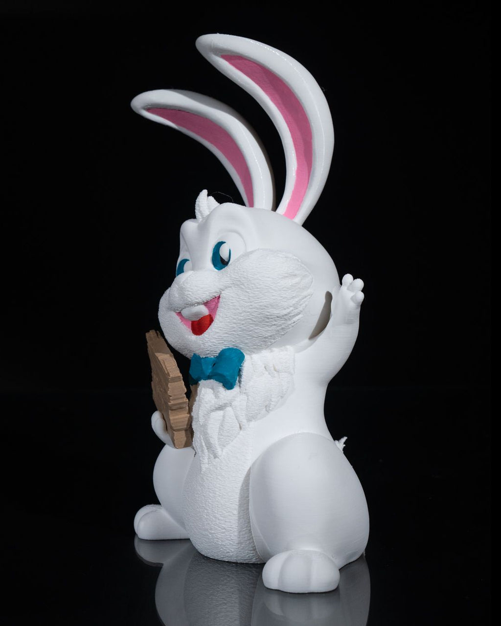 Große Hasenfigur – Dein Wegweiser für die Oster-Eiersuche (22cm) - physisches 3D-Modell, Ansicht 6