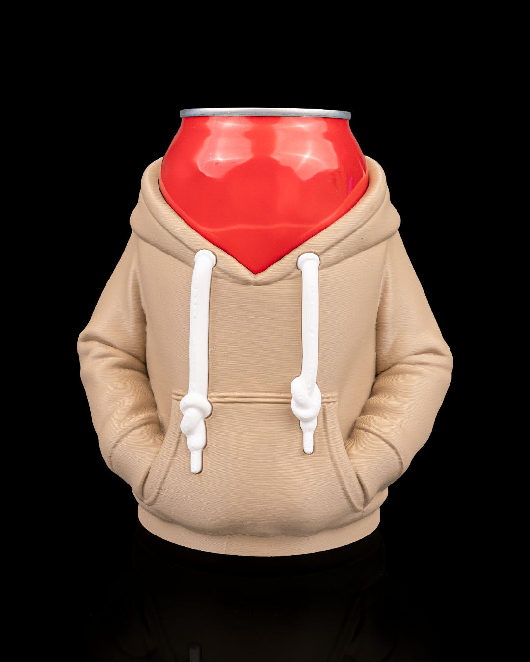 Hoodie Dosen-Cover für 0,5l Dosen – Zweifarbig (11 cm)