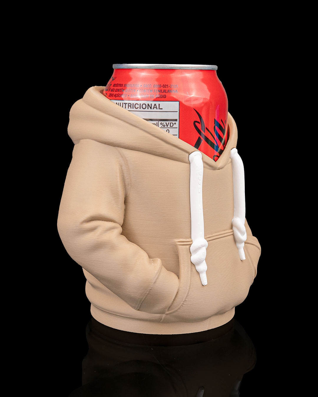 Hoodie Dosen-Cover für 0,5l Dosen – Zweifarbig (11 cm)