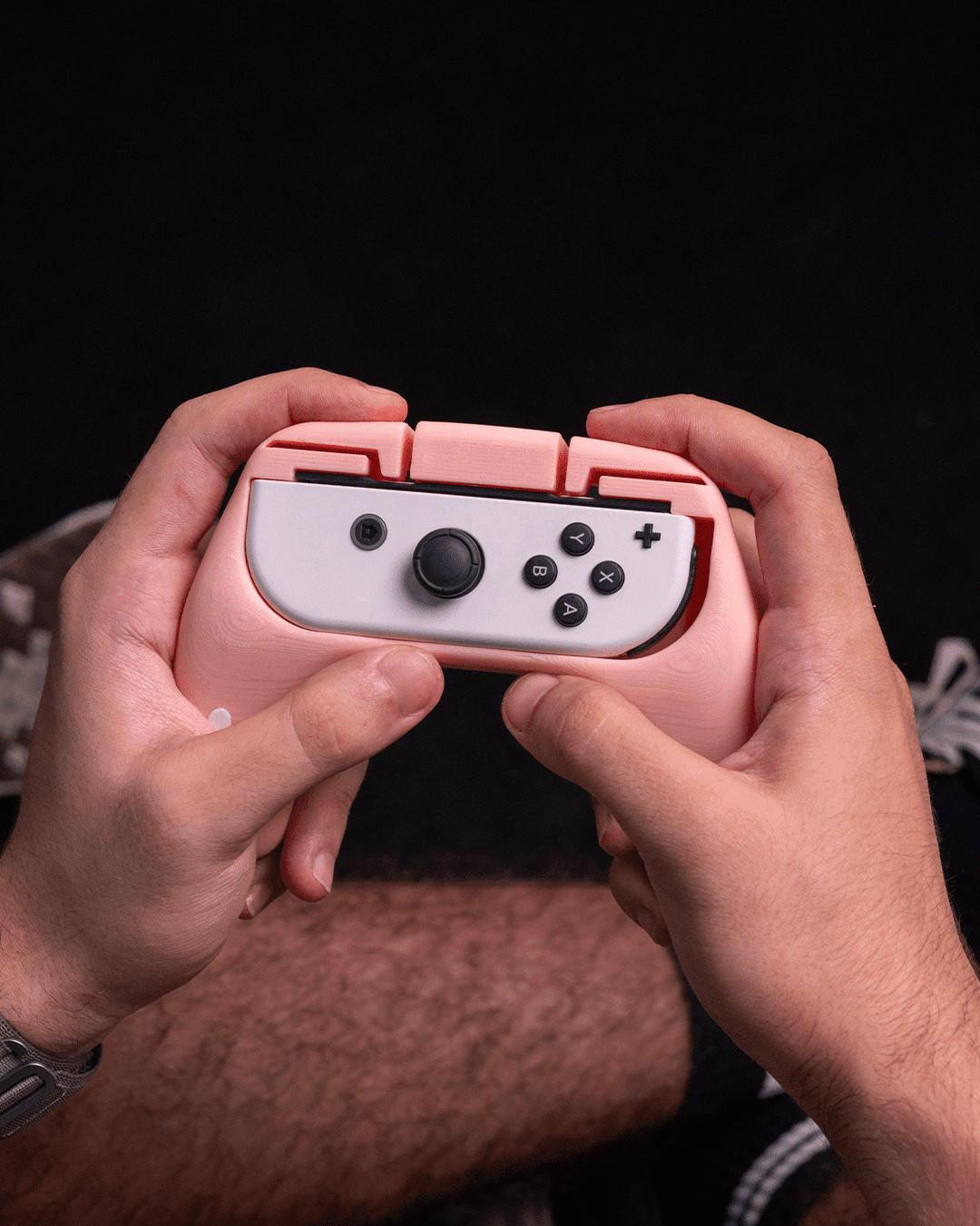 Kitty Paw Joy-Con Grip – Katzenpfote Switch Handgriff - physisches 3D-Modell, Ansicht 2