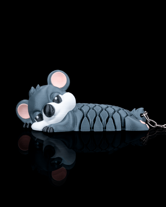 Beweglicher Koala-Schlüsselanhänger von vorne

