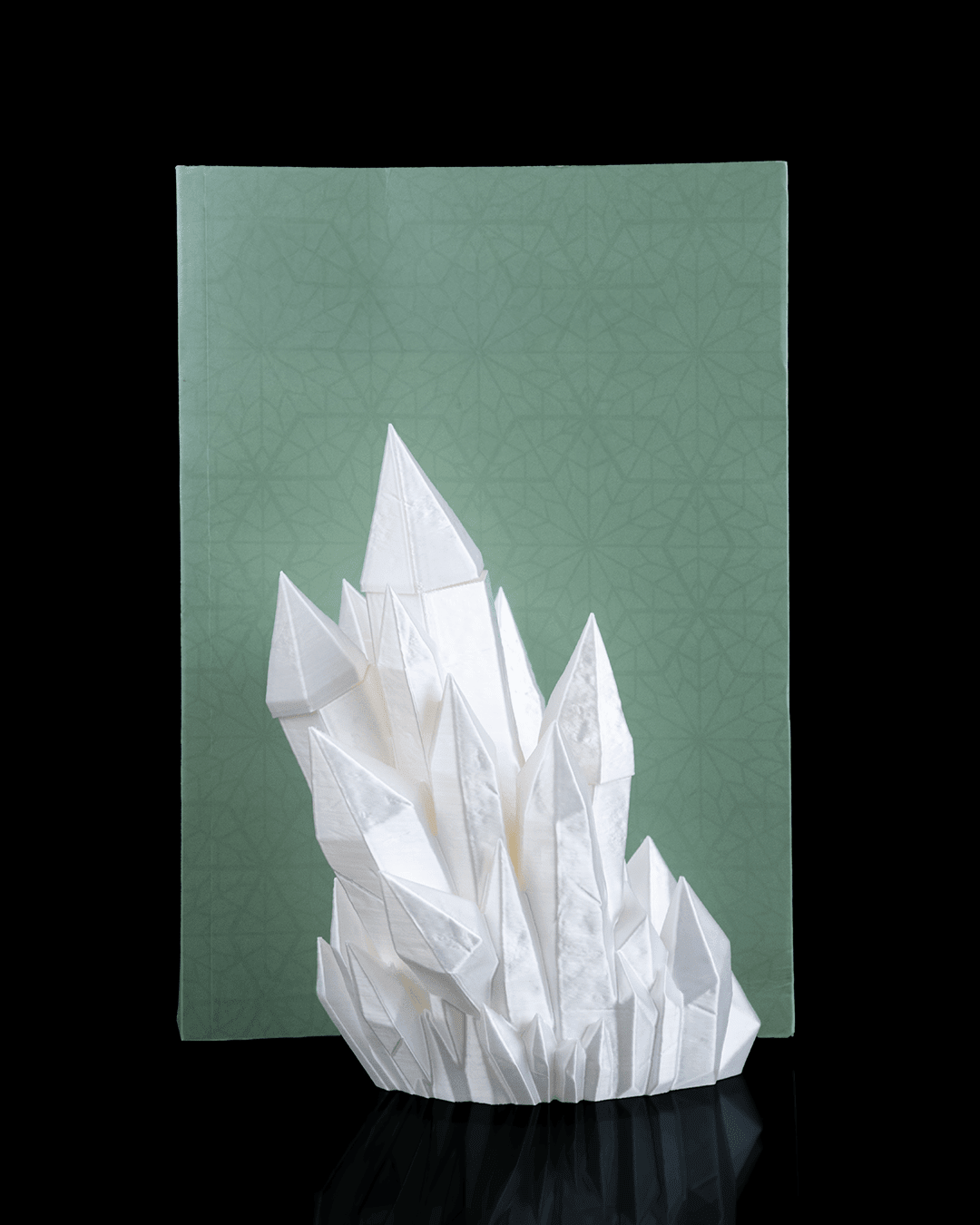 Lore Crystal – Magisches Set aus Buchstütze & Lesezeichen - physisches 3D-Modell, Ansicht 1