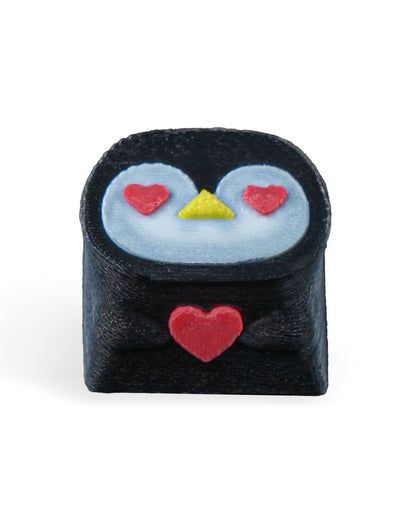 Liebevolle Pinguin-Tastenkappe – Charmantes Gaming-Zubehör