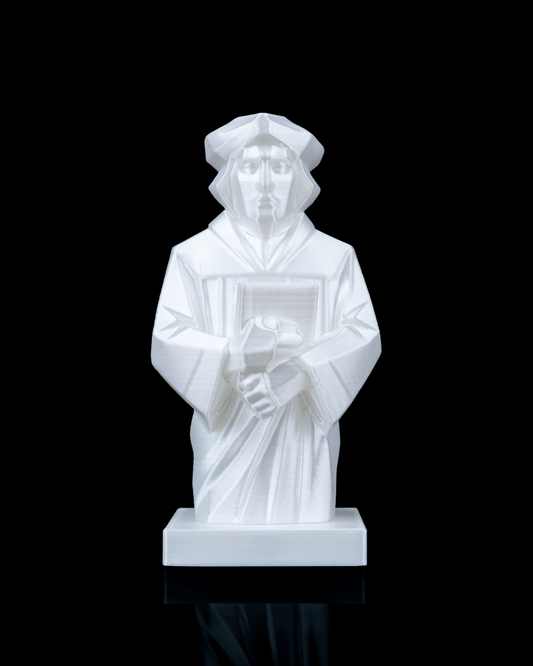 Moderne Martin-Luther-Figur von vorn – stilisiertes Design

