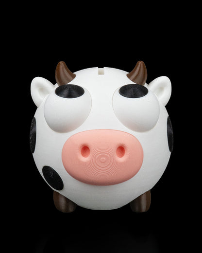 Moo-ney Saves Coin Bank | Die süße Kuh Spardose im Cartoon-Stil | Ideal für Kinder & Bauernhof-Fans