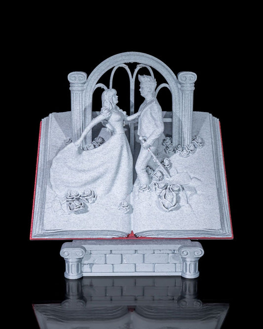 Romantisches Buch Hochzeit - Münch3D