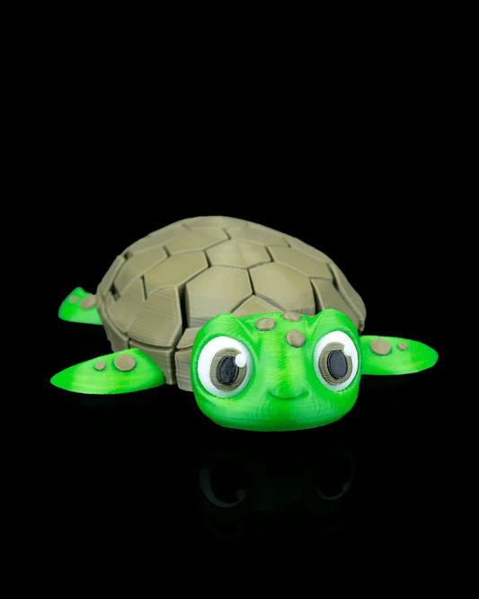 Süßer Schildkröten Schlüsselanhänger – beweglich & personalisierbar – Geschenkidee für Tierfreunde & Reptilienfans