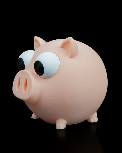 Personalisiertes Sparschwein "Oinkcome" | In deiner Wunschfarbe | Süße Spardose für Kinder & Erwachsene