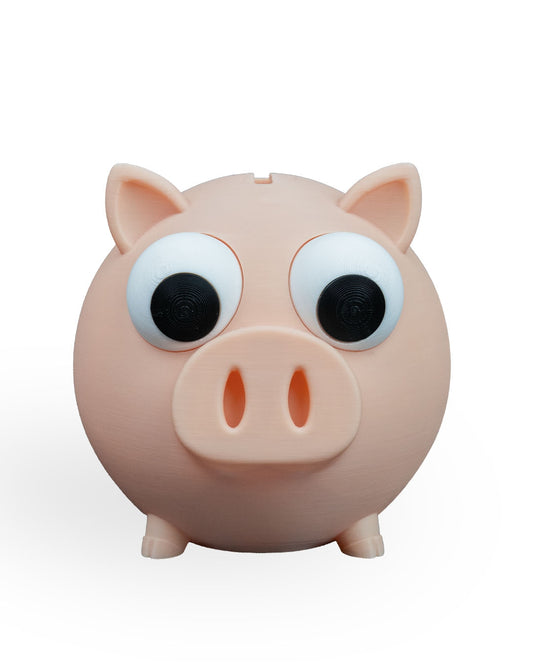 Personalisiertes Sparschwein "Oinkcome" | In deiner Wunschfarbe | Süße Spardose für Kinder & Erwachsene