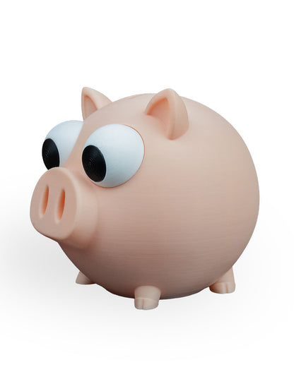 Personalisiertes Sparschwein "Oinkcome" | In deiner Wunschfarbe | Süße Spardose für Kinder & Erwachsene