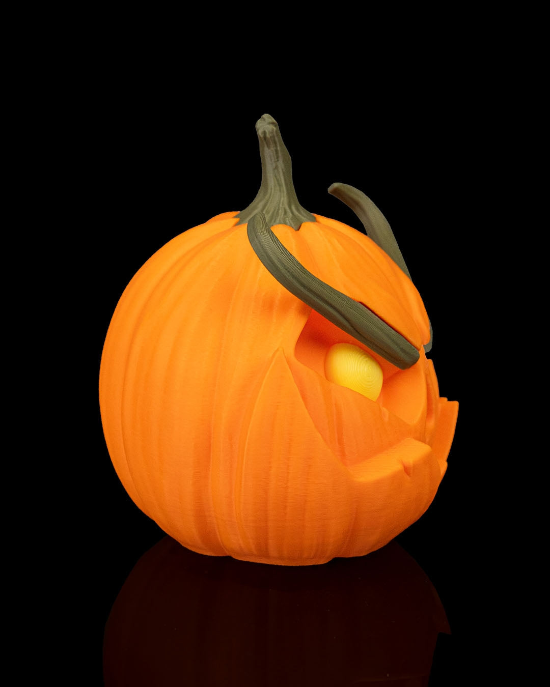 Halloween Kürbis Figuren 3er Set 🎃 Gruselige Tisch- & Partydeko für Herbst – Geschenkidee für Halloween-Fans, Freunde & Familie, je ca. 14 cm hoch